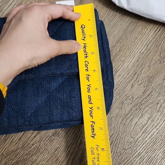 Quilted Denim Bag - NWT - Picture 8 of 10